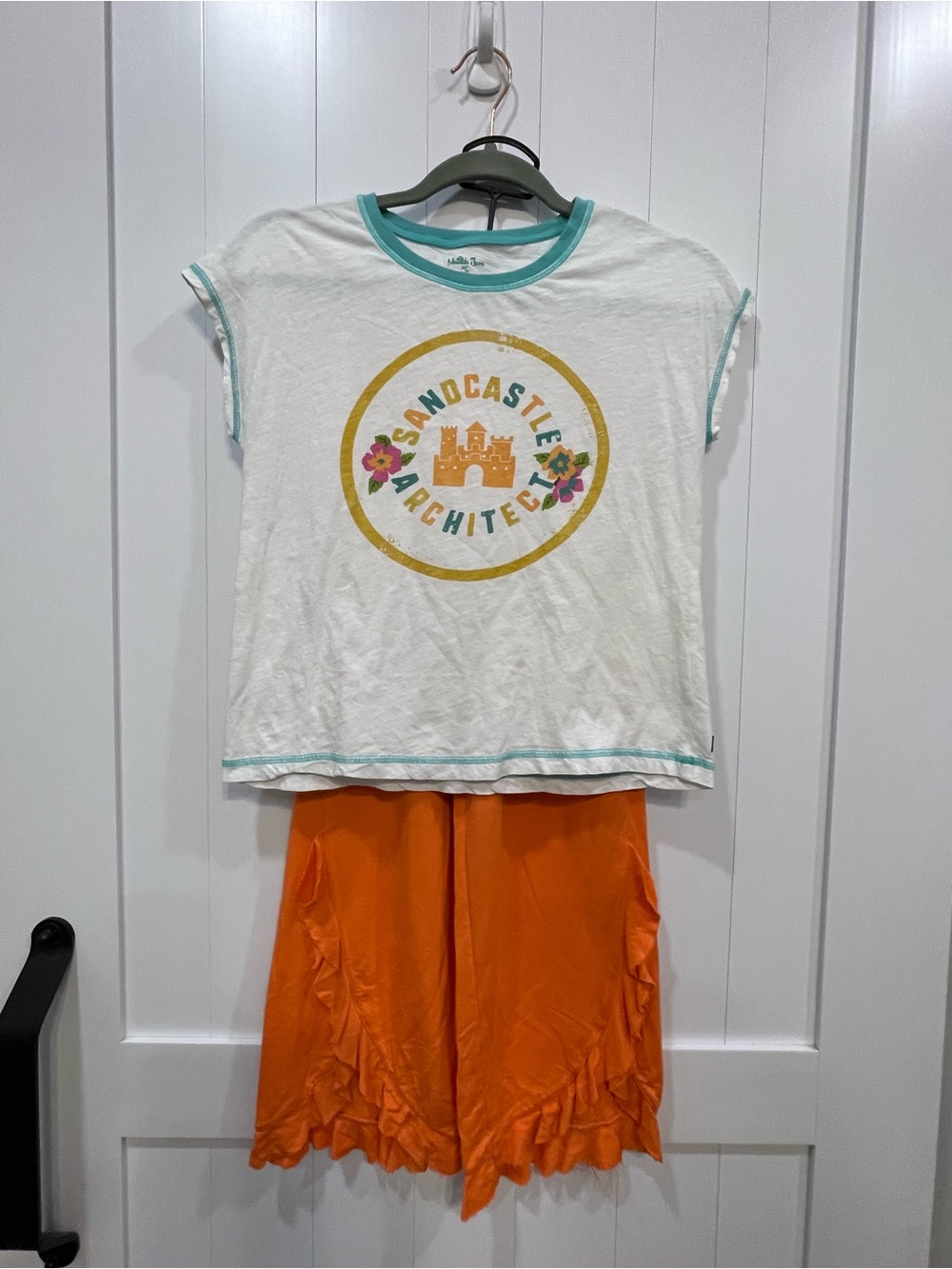 Matilda Jane beachy shirt and flowy pants top size 12 bottoms 8 fits like an 8